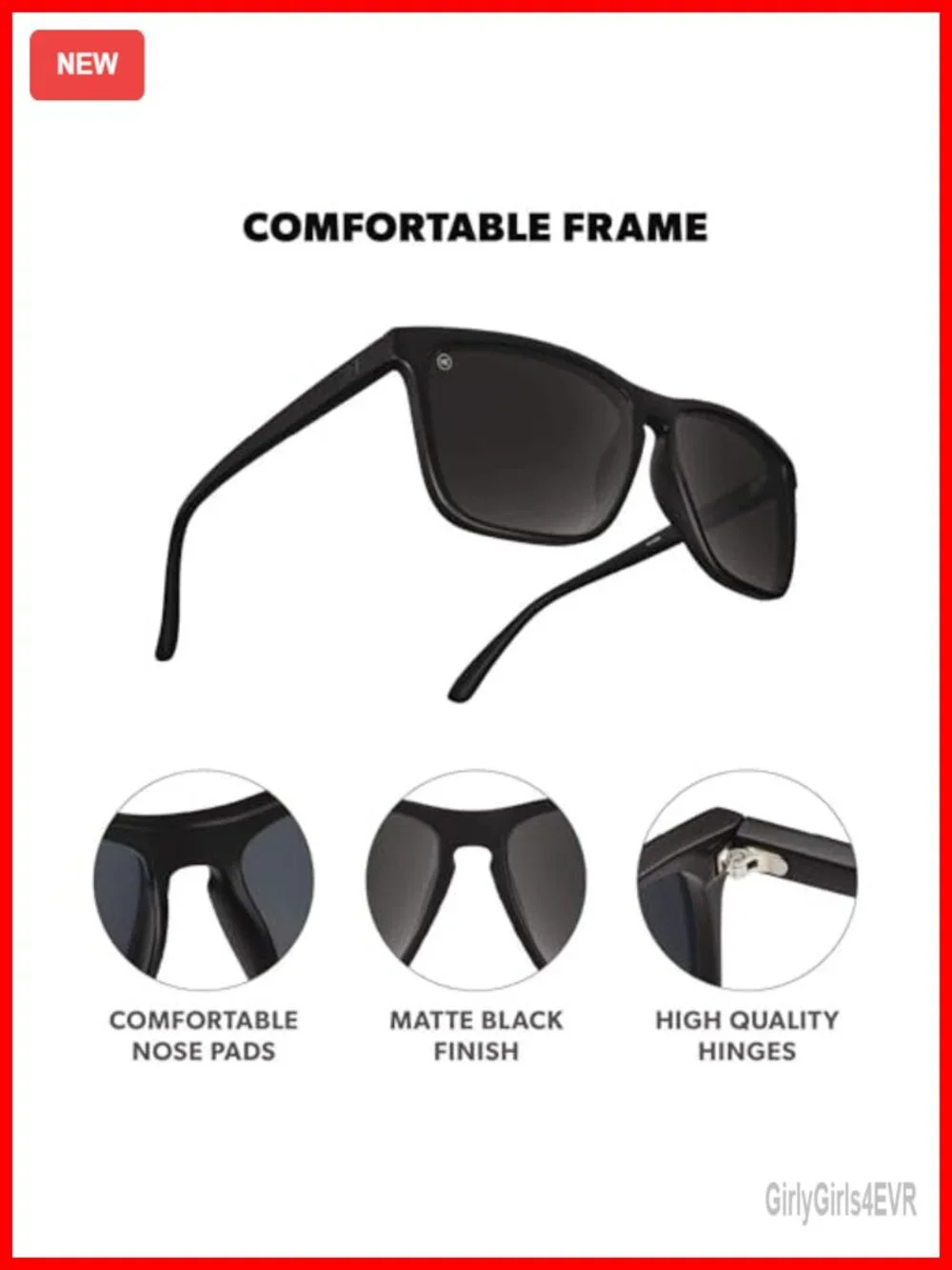 Polarized Sunglasses UV400 Protection Polycarbonate Frame Unisex